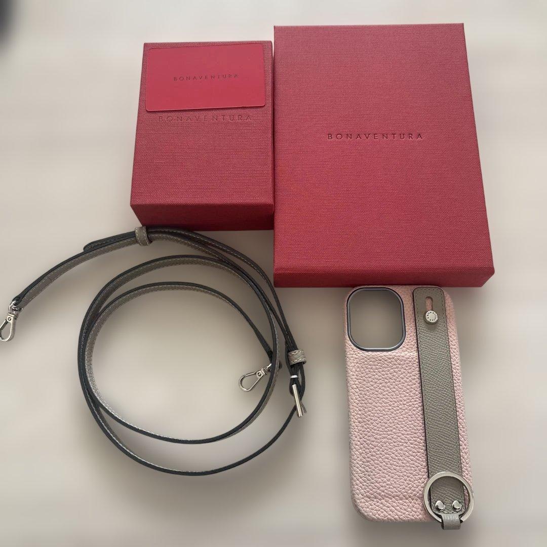 ボンバンテュラ レザー iPhone16 ケース ストラップ付き