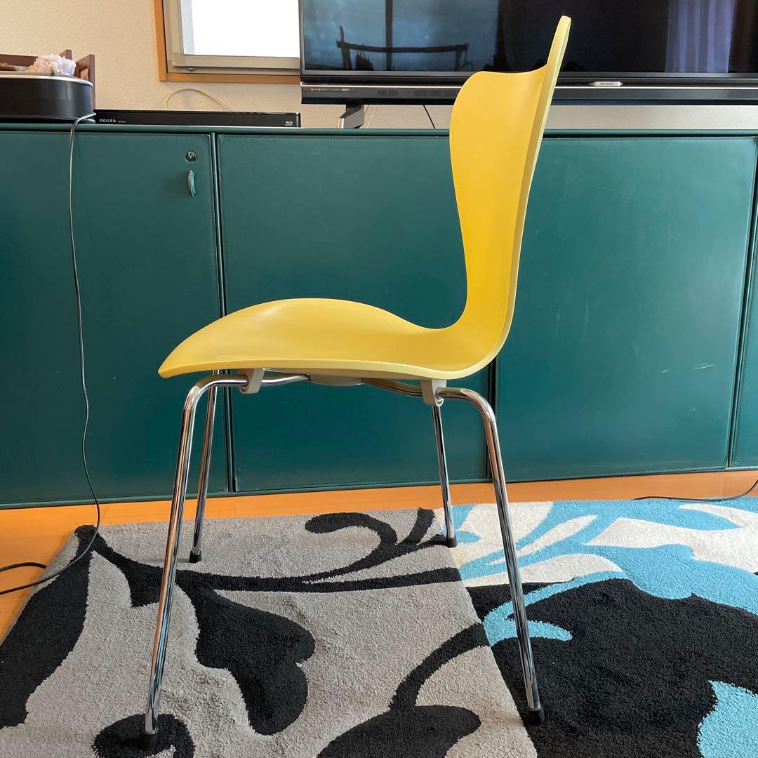 #フリッツハンセン#セブンチェア#複数購入割引あり#ライトイエロー#美品#椅子