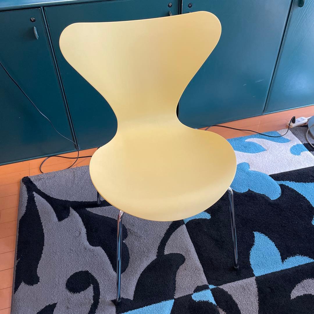 #フリッツハンセン#セブンチェア#複数購入割引あり#ライトイエロー#美品#椅子