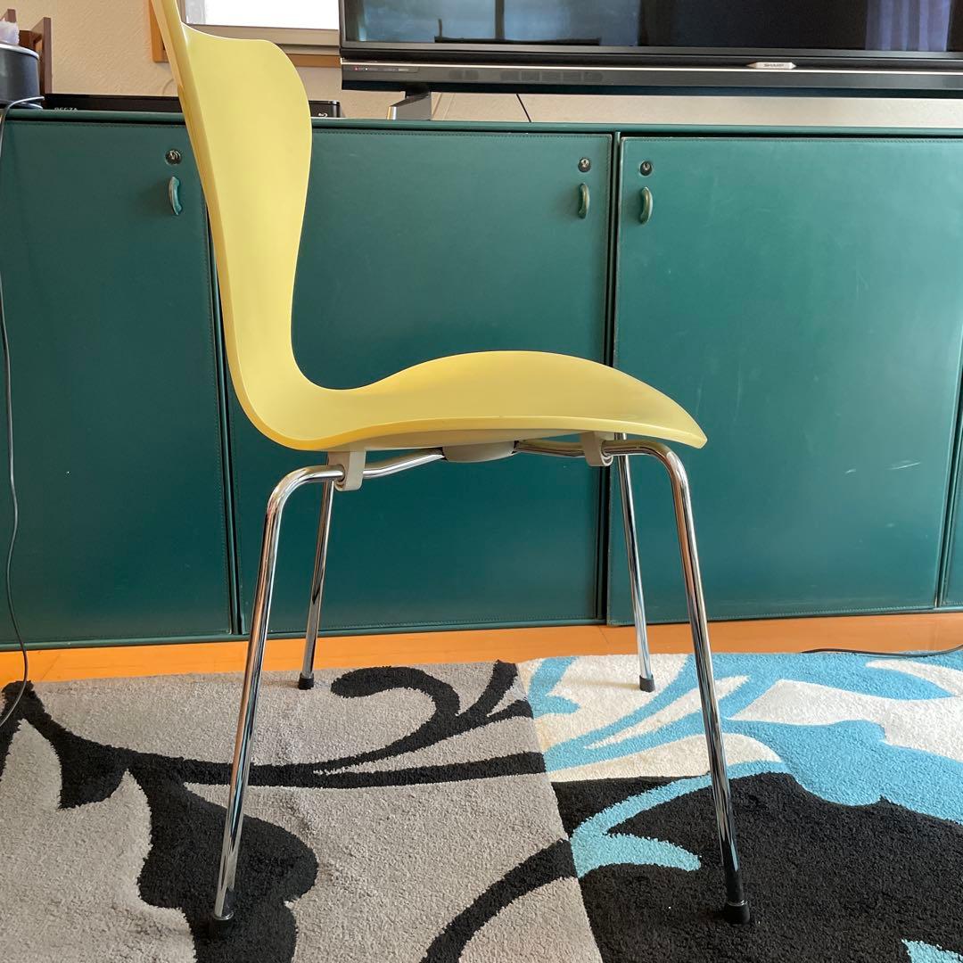 #フリッツハンセン#セブンチェア#複数購入割引あり#ライトイエロー#美品#椅子