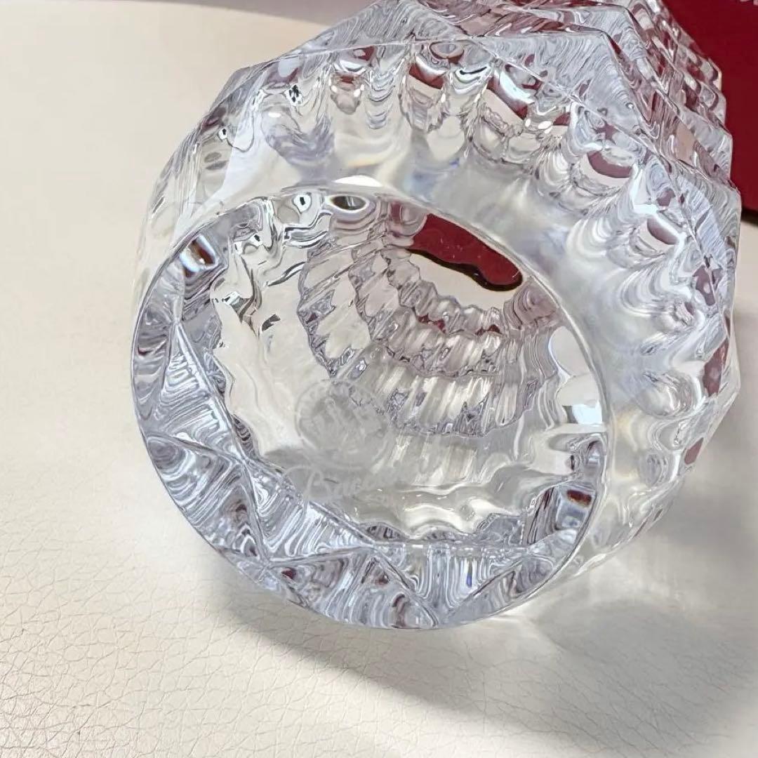【未使用】Baccarat ルクソール ベース　花瓶　15㎝　箱有り