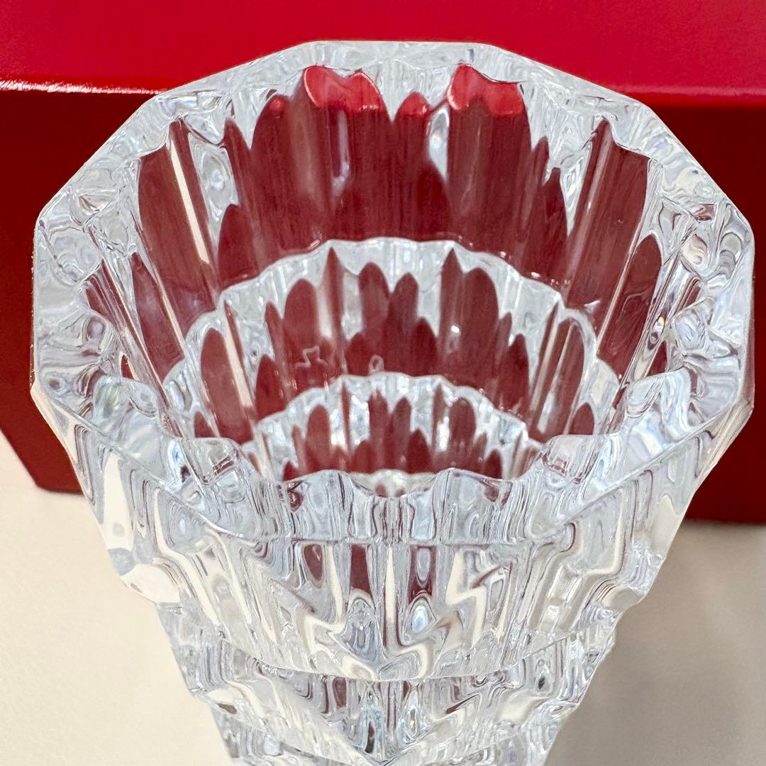 【未使用】Baccarat ルクソール ベース　花瓶　15㎝　箱有り