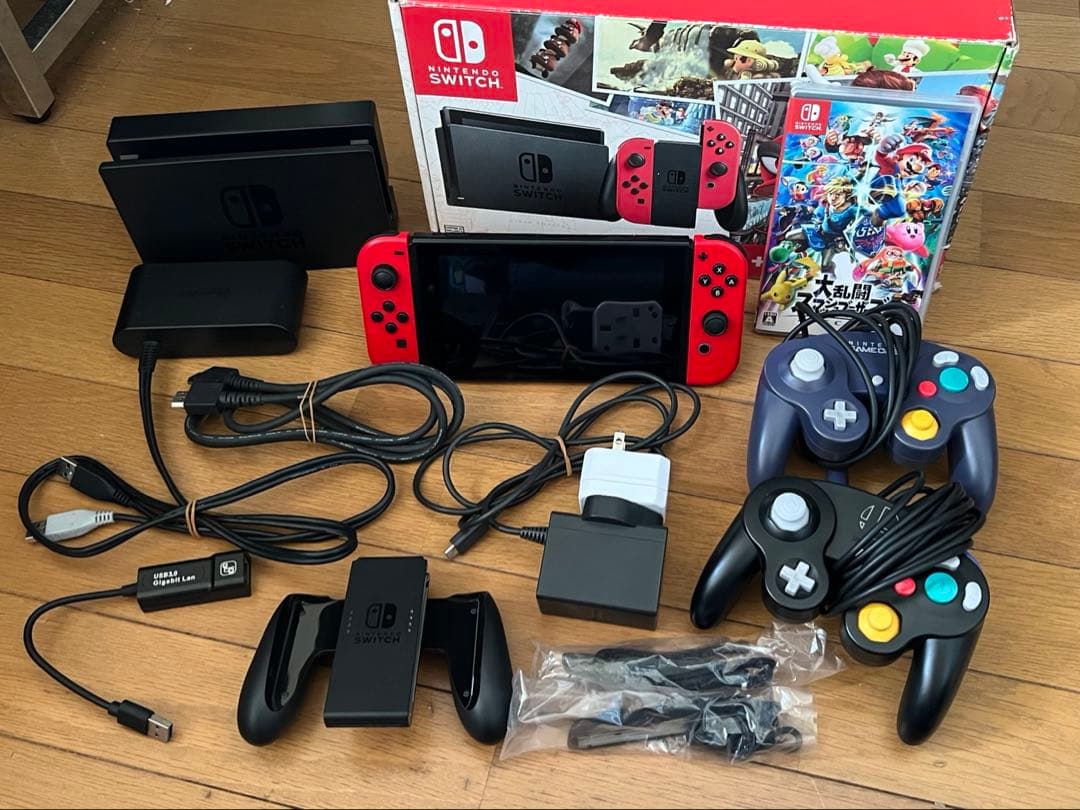 Switch 本体 マリオオデッセイ同梱版 ソフト、コントローラーセット 海外版