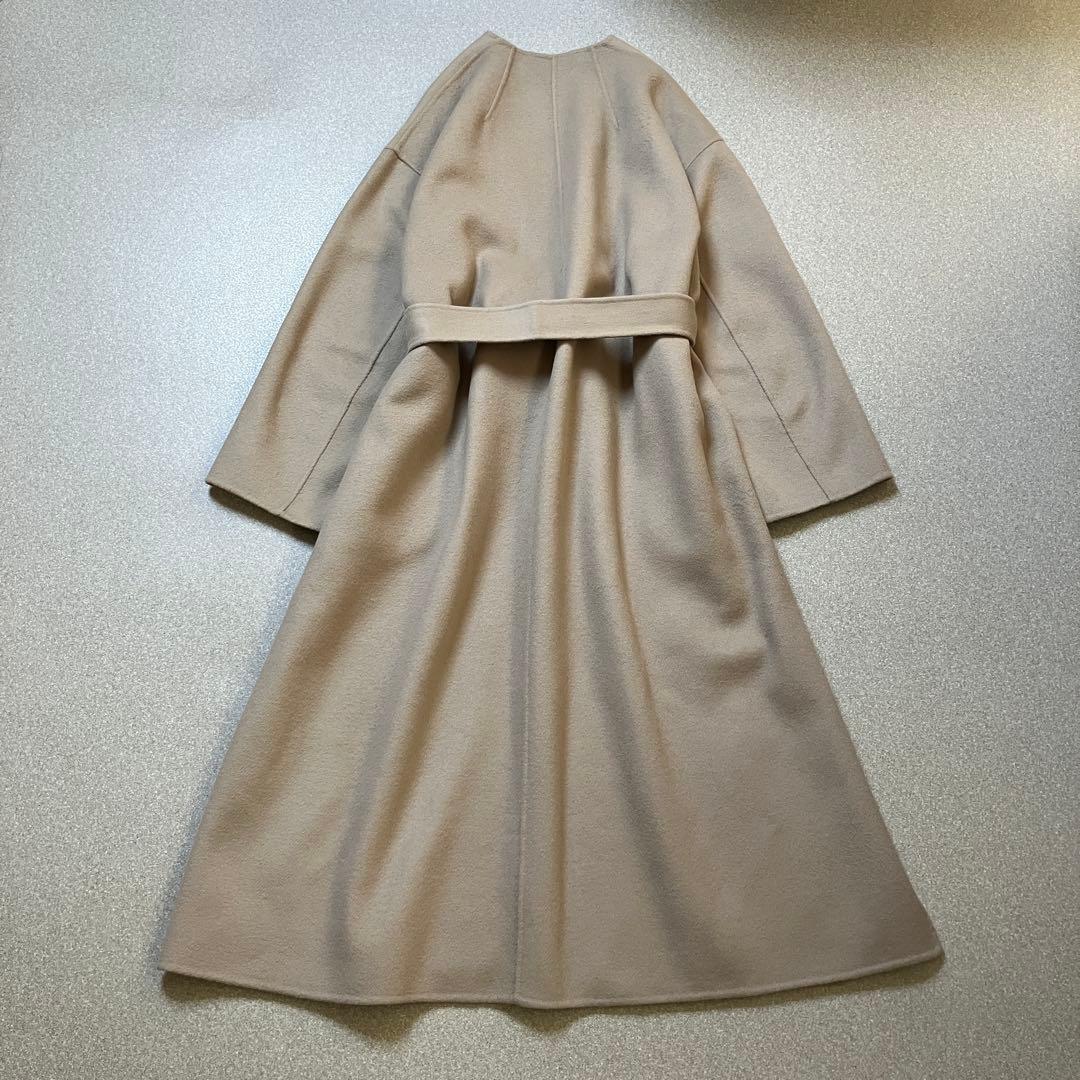 【美品✨イエナ×マンテコ 近年モデル】ダブルフェイス リバーコート 腰ベルト