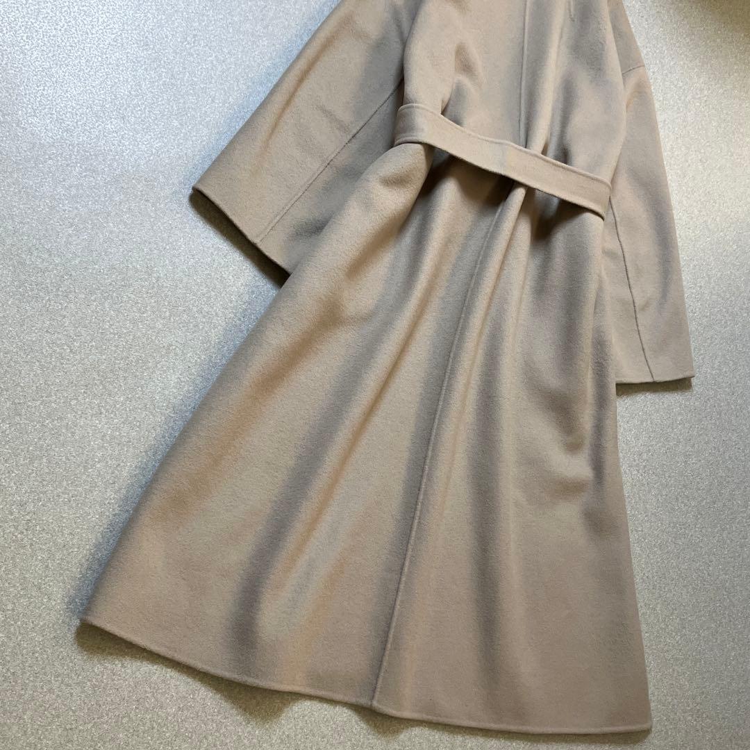 【美品✨イエナ×マンテコ 近年モデル】ダブルフェイス リバーコート 腰ベルト