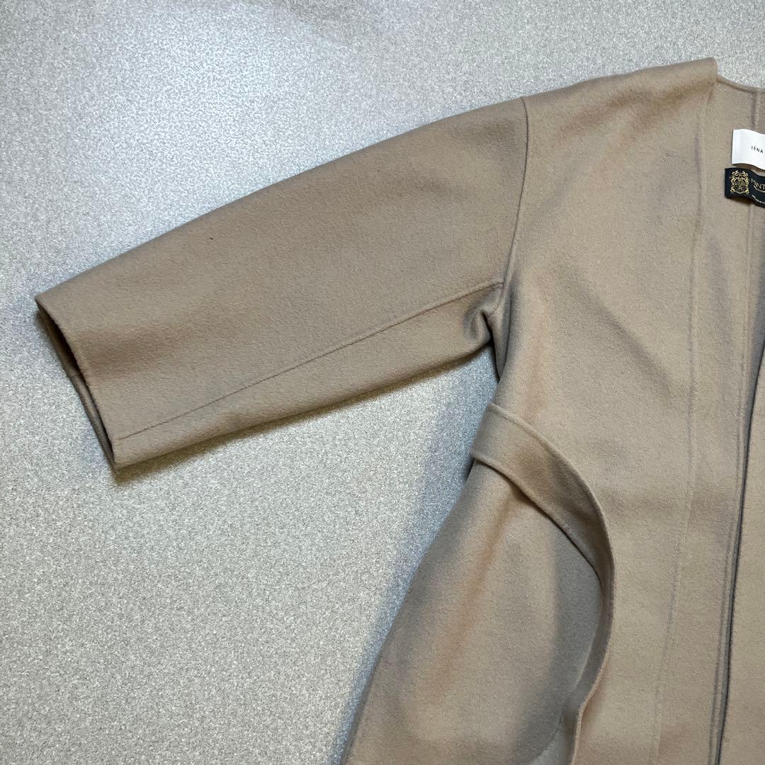 【美品✨イエナ×マンテコ 近年モデル】ダブルフェイス リバーコート 腰ベルト