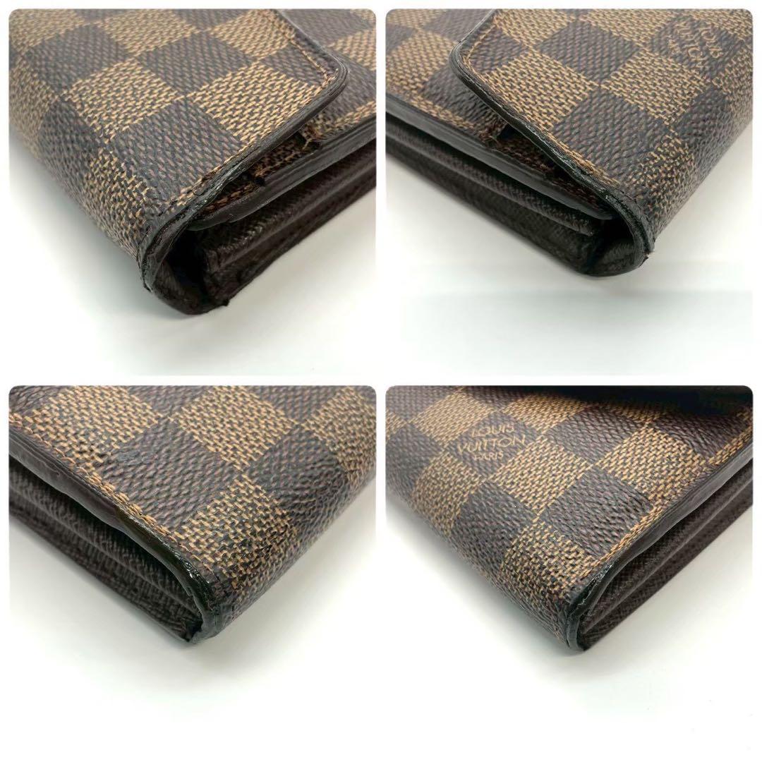 Justin 正規品 ルイヴィトン 長財布 ポルトフォイユ サラ ダミエ