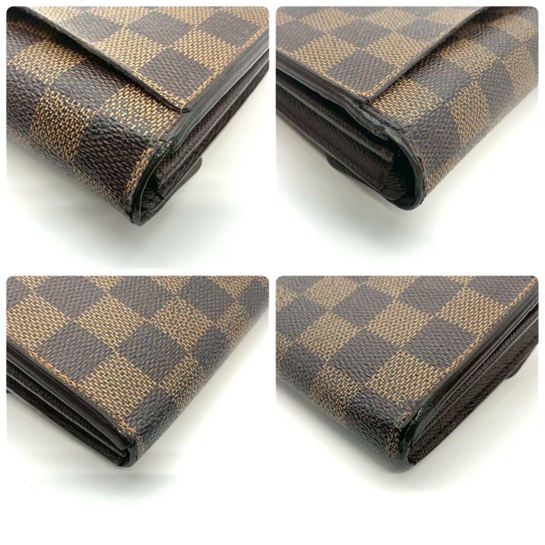 Justin 正規品 ルイヴィトン 長財布 ポルトフォイユ サラ ダミエ