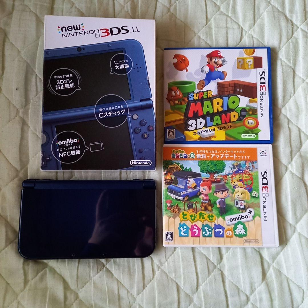 new NINTENDO 3DS LL　メタリックブルー