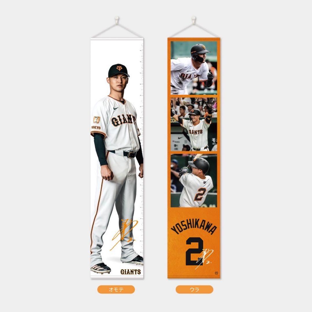 【お値下げ入手困難】非売品　ジャイアンツ　吉川尚輝選手　等身大タペストリー