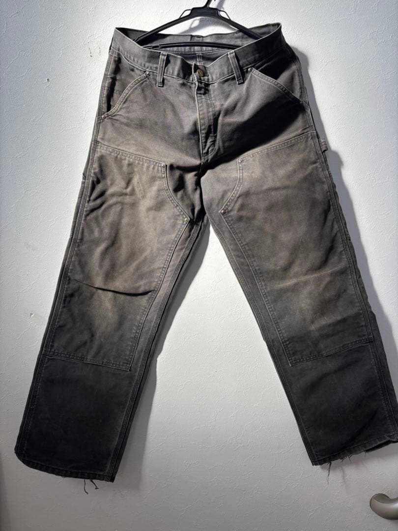 Carhartt ダブルニー　ブラック　デニム