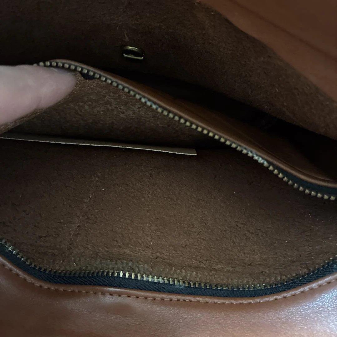 オールドコーチ ブラウンレザー ショルダーバッグ ターンロック 9948