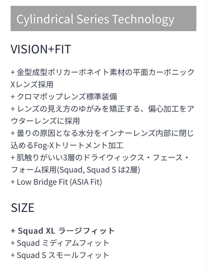 スキー・スノーボードアクセサリー Smith Squad XL