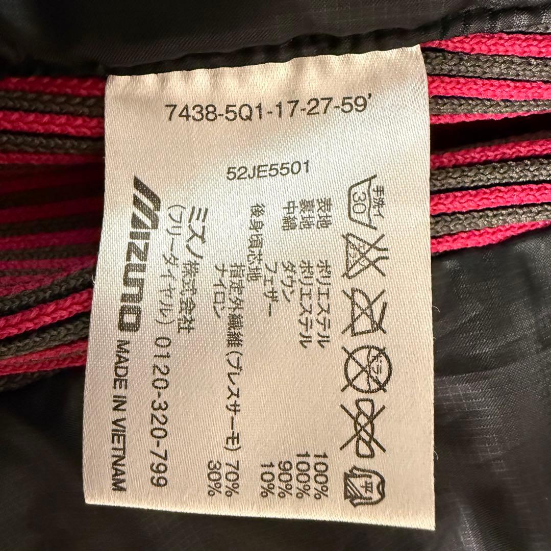 美品 MIZUNO GOLF ミズノ サーモブリッドムーブわ中綿ダウンジャケット