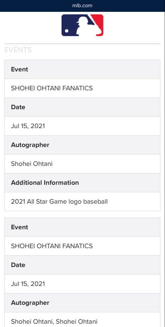 大谷翔平　直筆サインボール