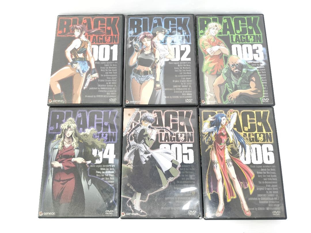 DVD　ブルーレイ　blacklagoon　ブラックラグーン　１期２期OVA