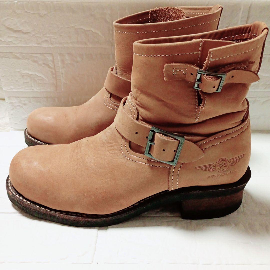 ✨️良品✨️ALPHA INDUSTRIES 本革エンジニアブーツ 27cm