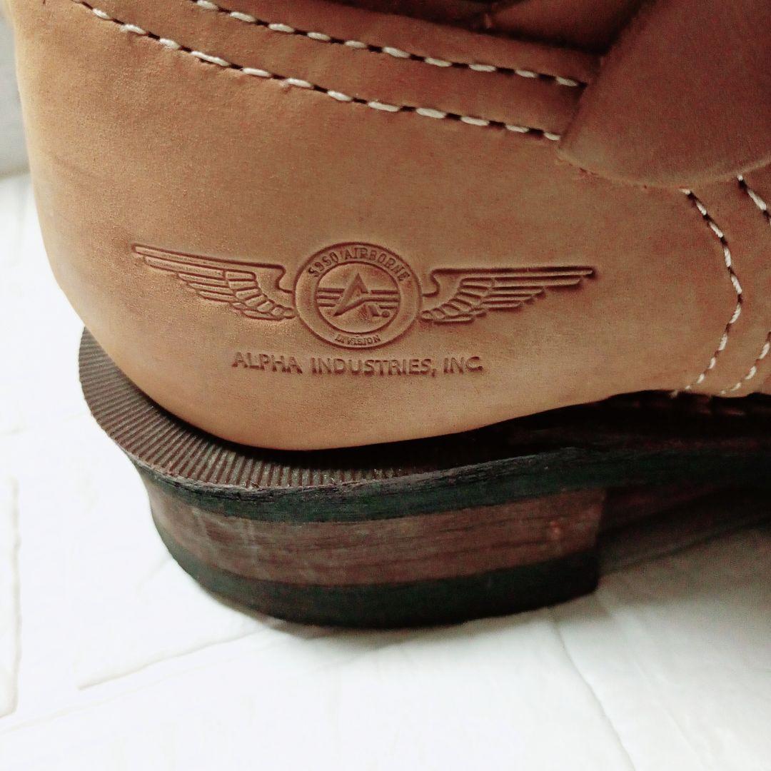 ✨️良品✨️ALPHA INDUSTRIES 本革エンジニアブーツ 27cm
