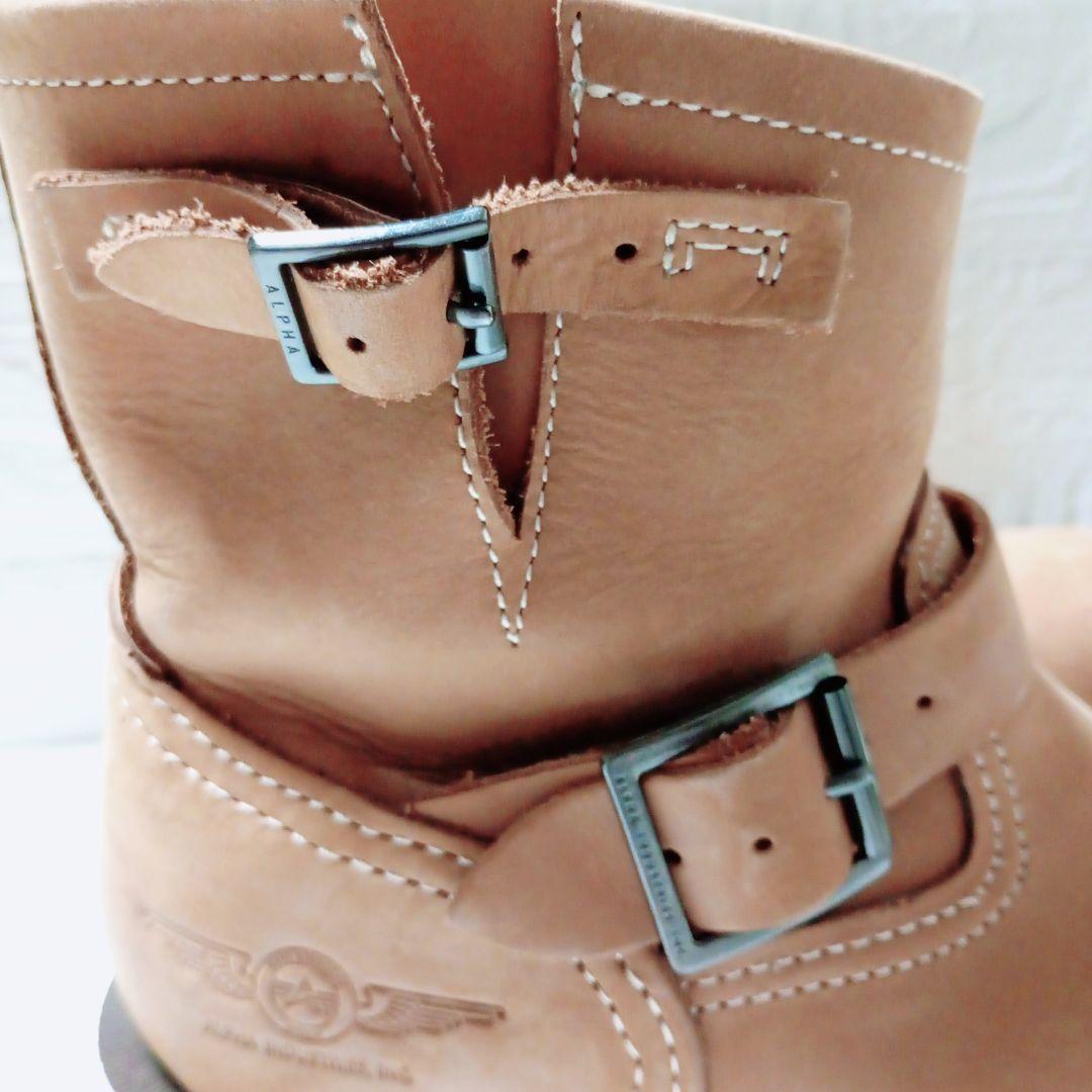 ✨️良品✨️ALPHA INDUSTRIES 本革エンジニアブーツ 27cm