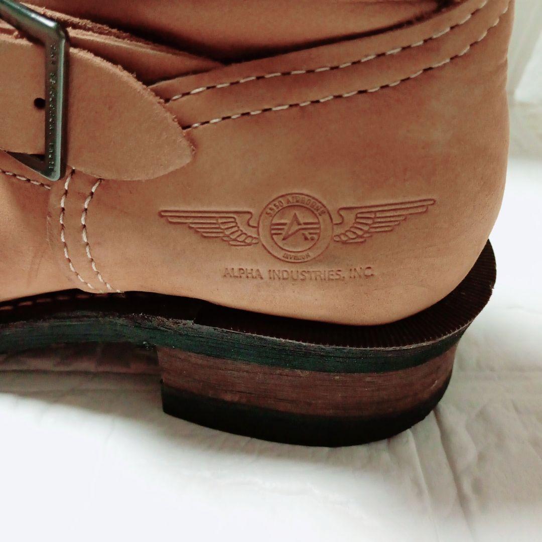 ✨️良品✨️ALPHA INDUSTRIES 本革エンジニアブーツ 27cm