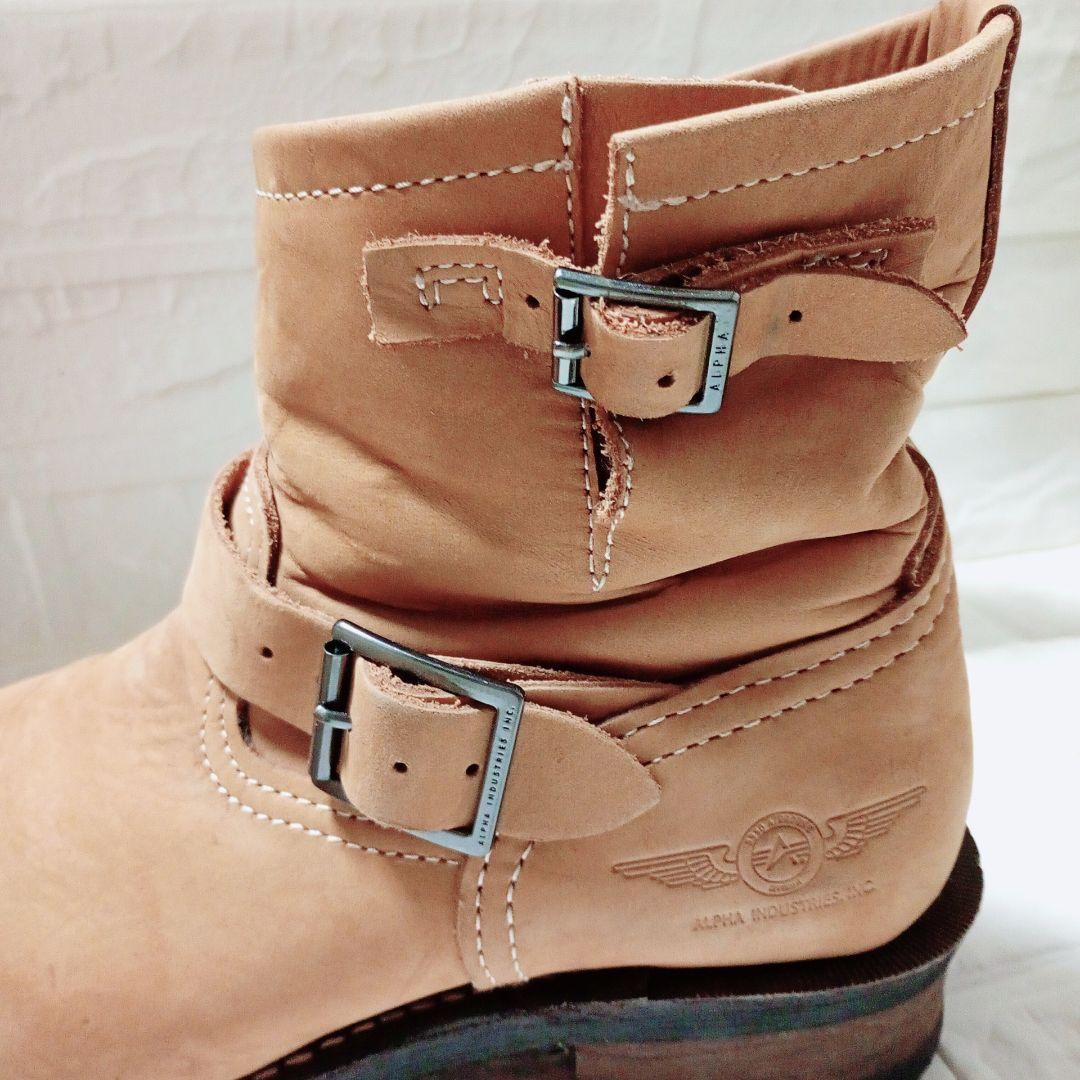 ✨️良品✨️ALPHA INDUSTRIES 本革エンジニアブーツ 27cm