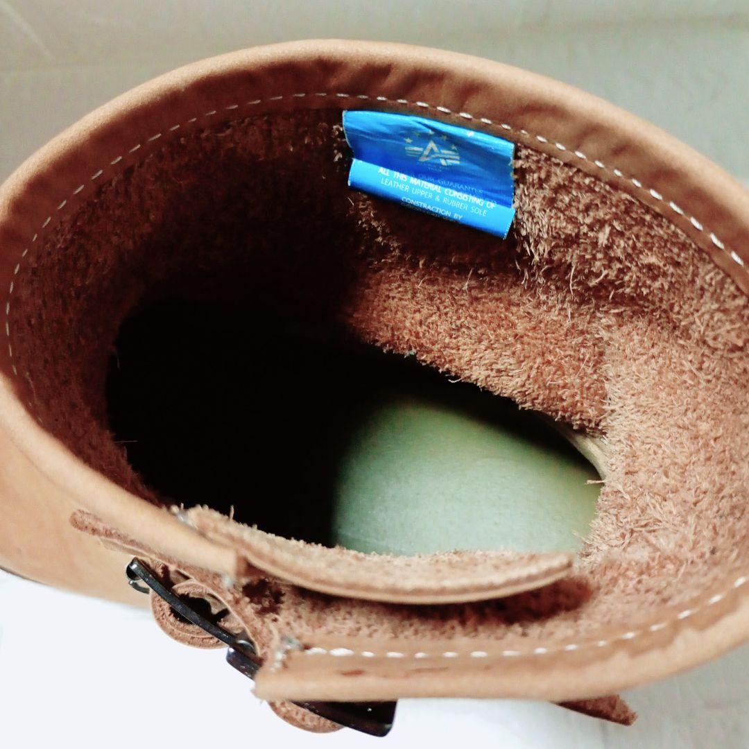 ✨️良品✨️ALPHA INDUSTRIES 本革エンジニアブーツ 27cm