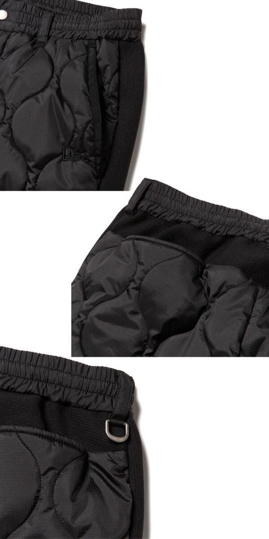 ニューエラゴルフ インサレーテッドキルティング　セットアップ ブラック L