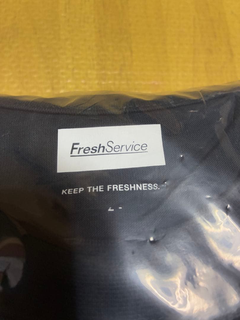 【新品】フレッシュサービス 2-PACK TEE ロンT ネイビー　サイズL