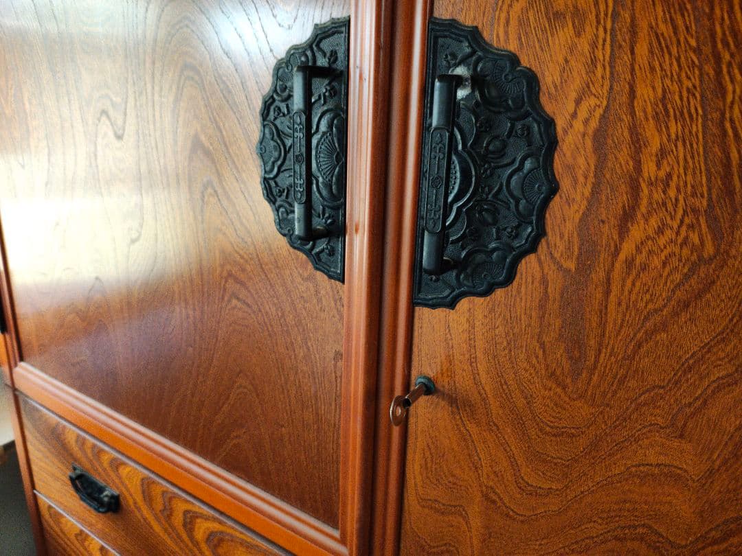 専用★家具屋15万〜和箪笥レトロ希少 (直受取り:佐賀)(or配送) 着物/鍵