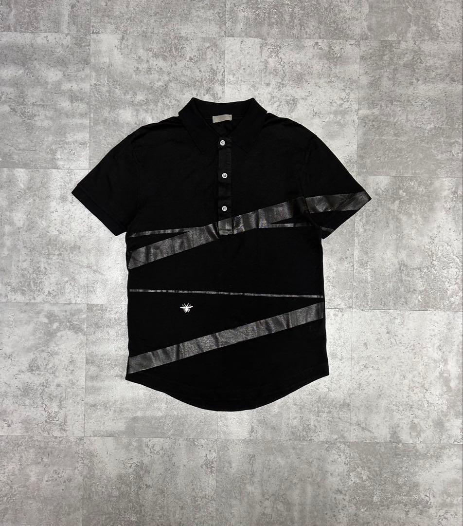 Dior Homme SS04 コーティング　Bee ポロシャツ