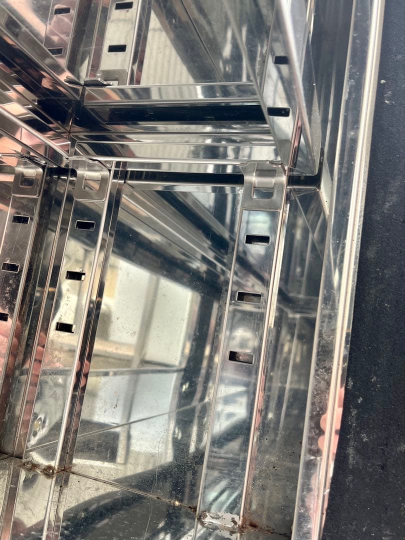 ステンレス吊り戸棚　吊り棚　食器棚　扉無し　1200×300×600