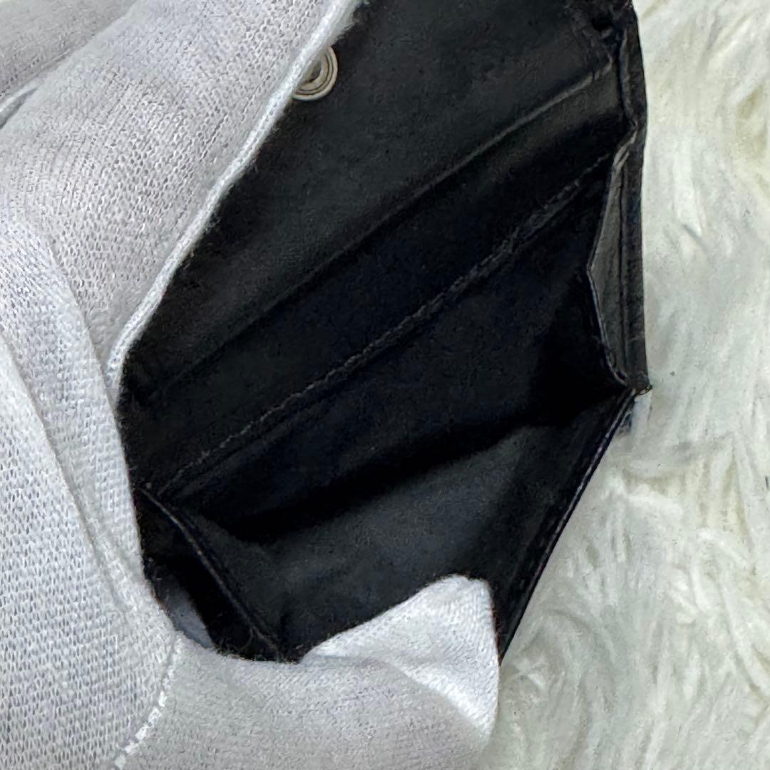 DIESEL 二つ折り財布　レザー　ブラック