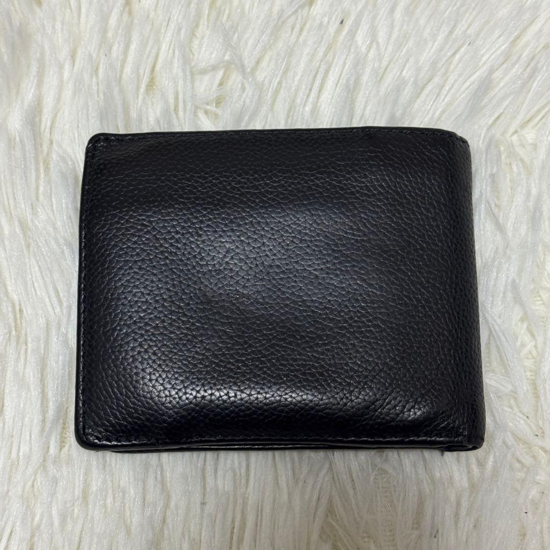 DIESEL 二つ折り財布　レザー　ブラック