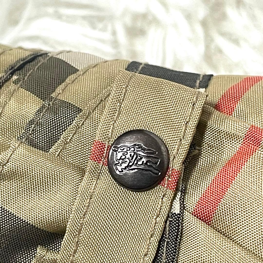 美品　BURBERRY チェック柄 イギリス製　折りたたみ傘
