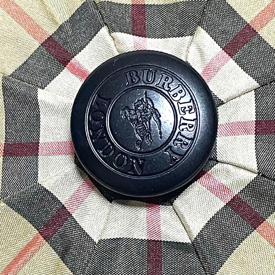 美品　BURBERRY チェック柄 イギリス製　折りたたみ傘