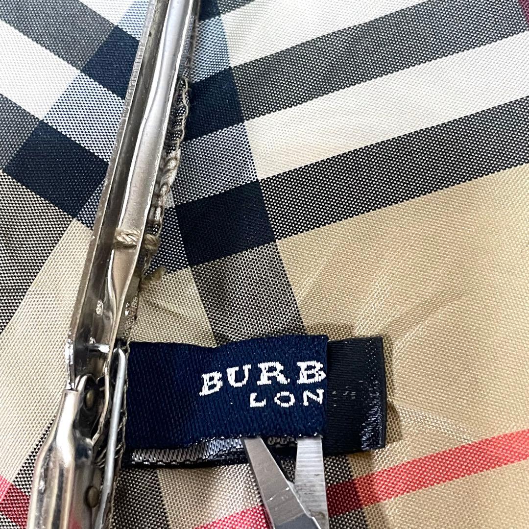 美品　BURBERRY チェック柄 イギリス製　折りたたみ傘