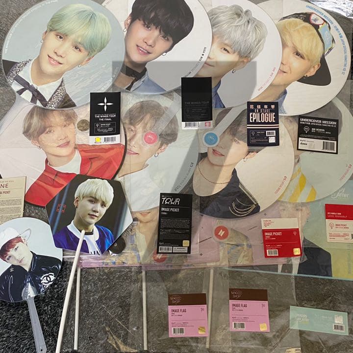 BTS ユンギ うちわ フラッグ