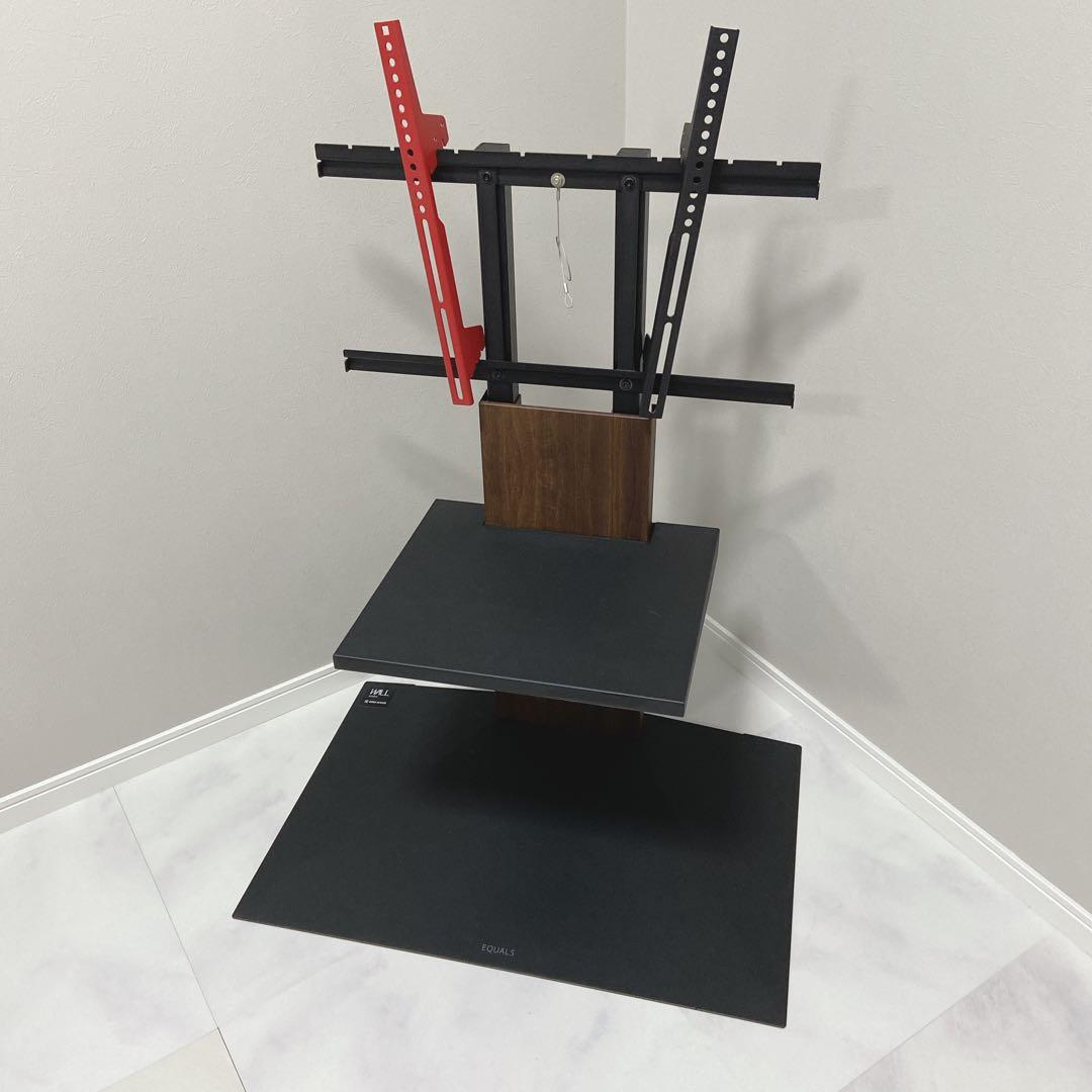 EQUALS WALL V3 ロータイプ テレビスタンド 棚板付 美品