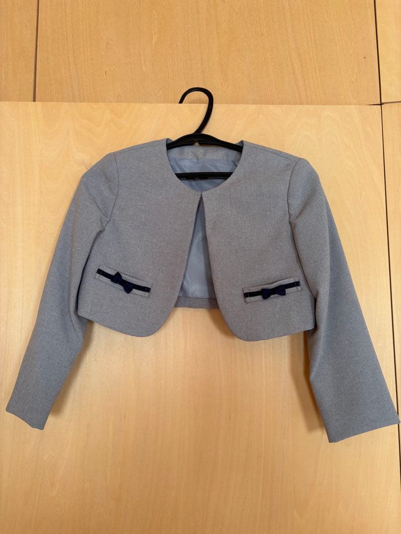 【美品】CHOPIN 格子柄アンサンブル ワンピース 120