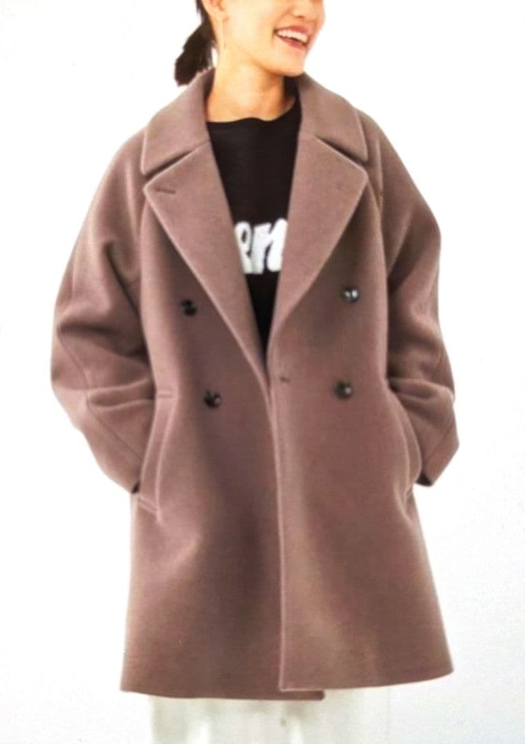 グリーンレーベルリラクシング　SPINTO　ダブルテーラードコート　美品　現行