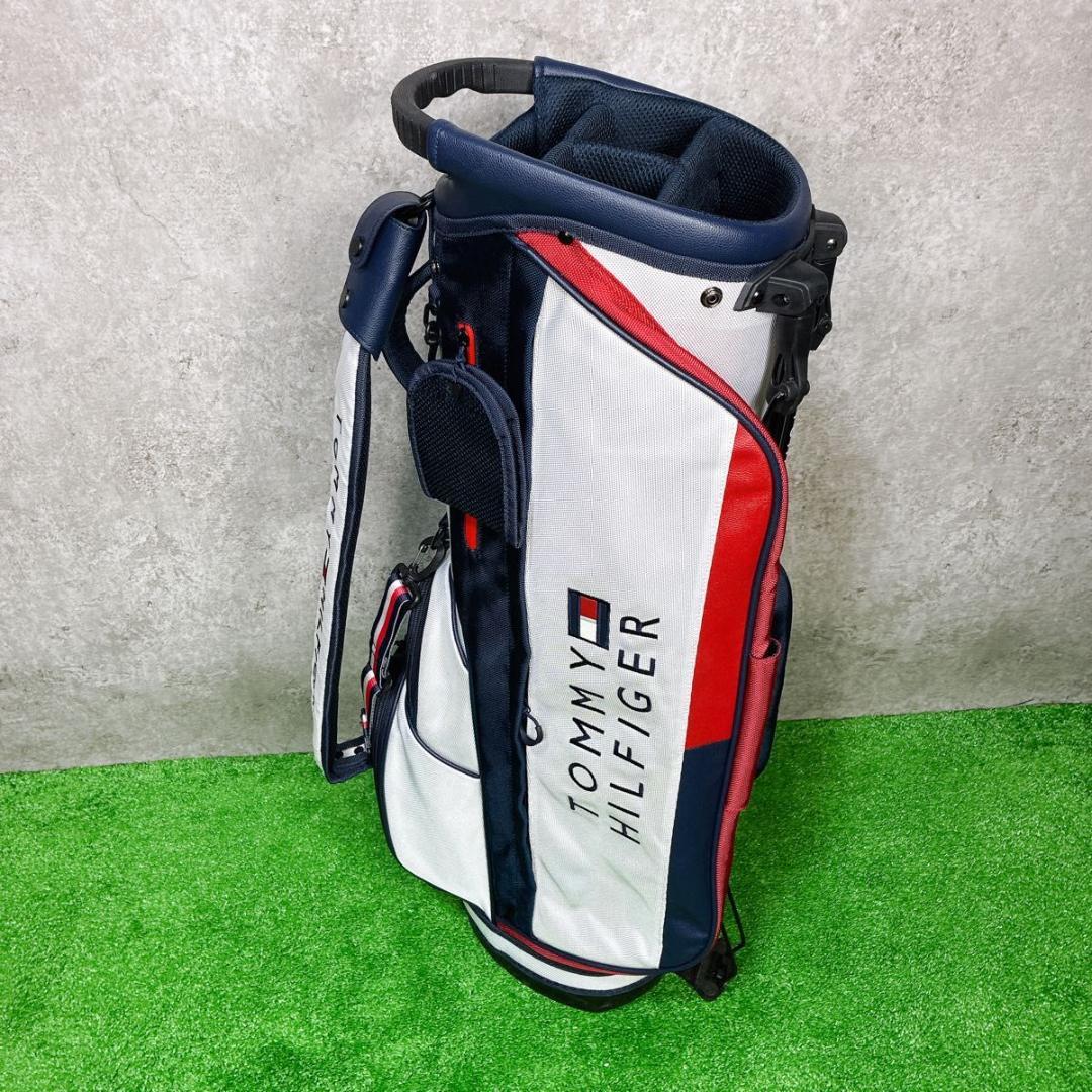 【極美品】トミーヒルフィガートリコロール スタンド キャディバッグ ゴルフ