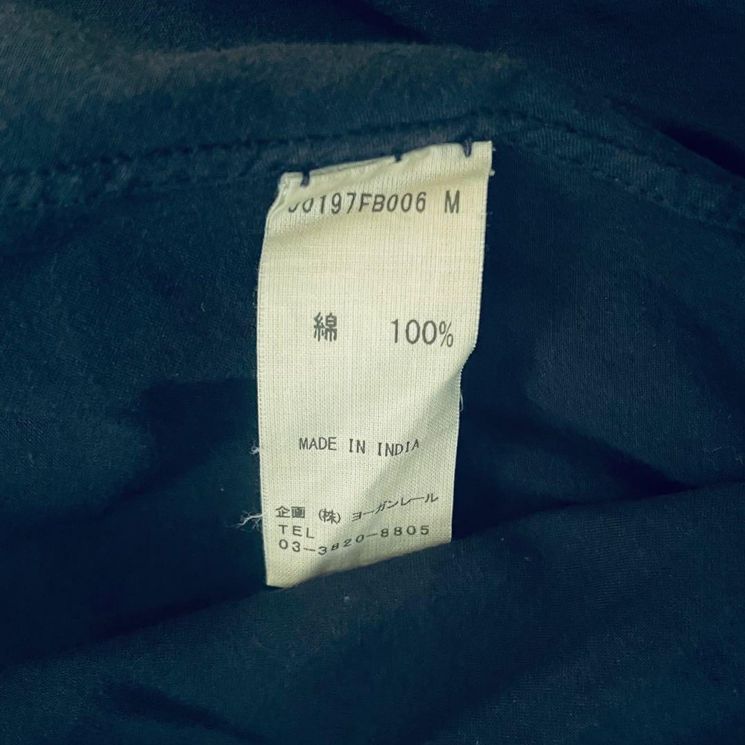 未使用級✨ヨーガンレール イエローレーベル ギャザー切替チュニック 紺 インド製