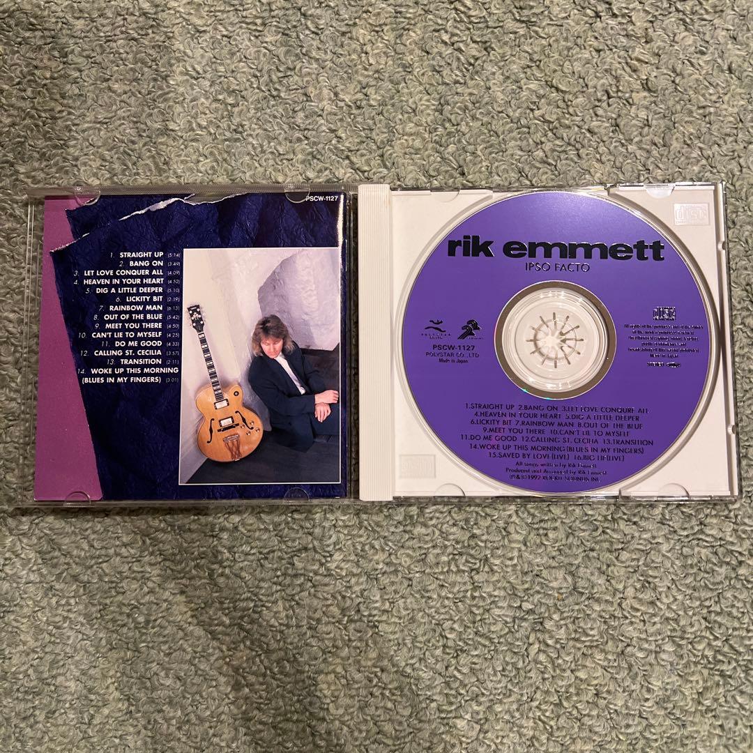 TRIUMPHのG、Rik Emmett 国内初回帯付アルバム4枚セット