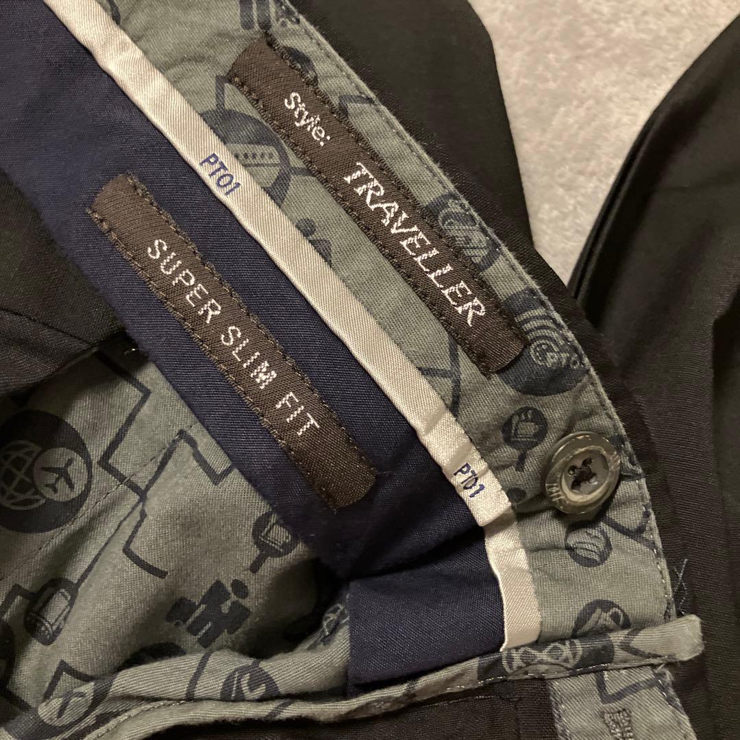 PT01 トラベラー スーパースリムフィット 46 ブラック