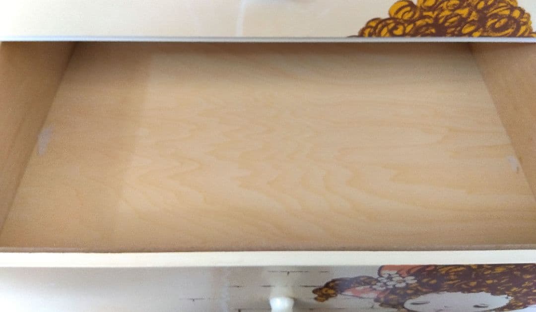 [き]昭和レトロ　女の子　犬　チェスト　大恵産業