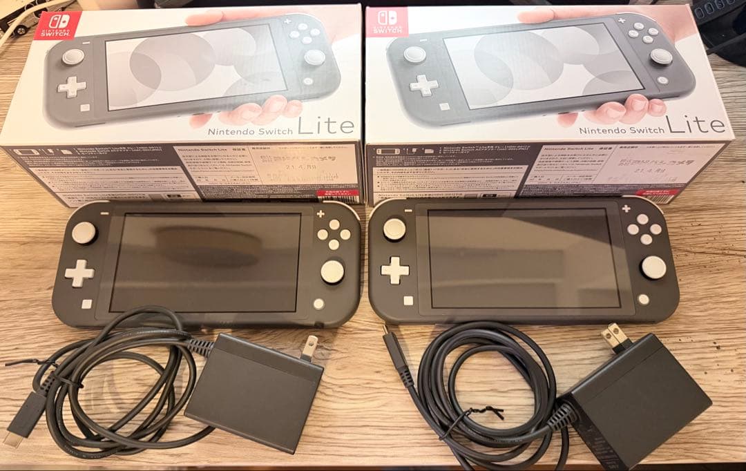 Nintendo Switch Lite グレー　2個セット