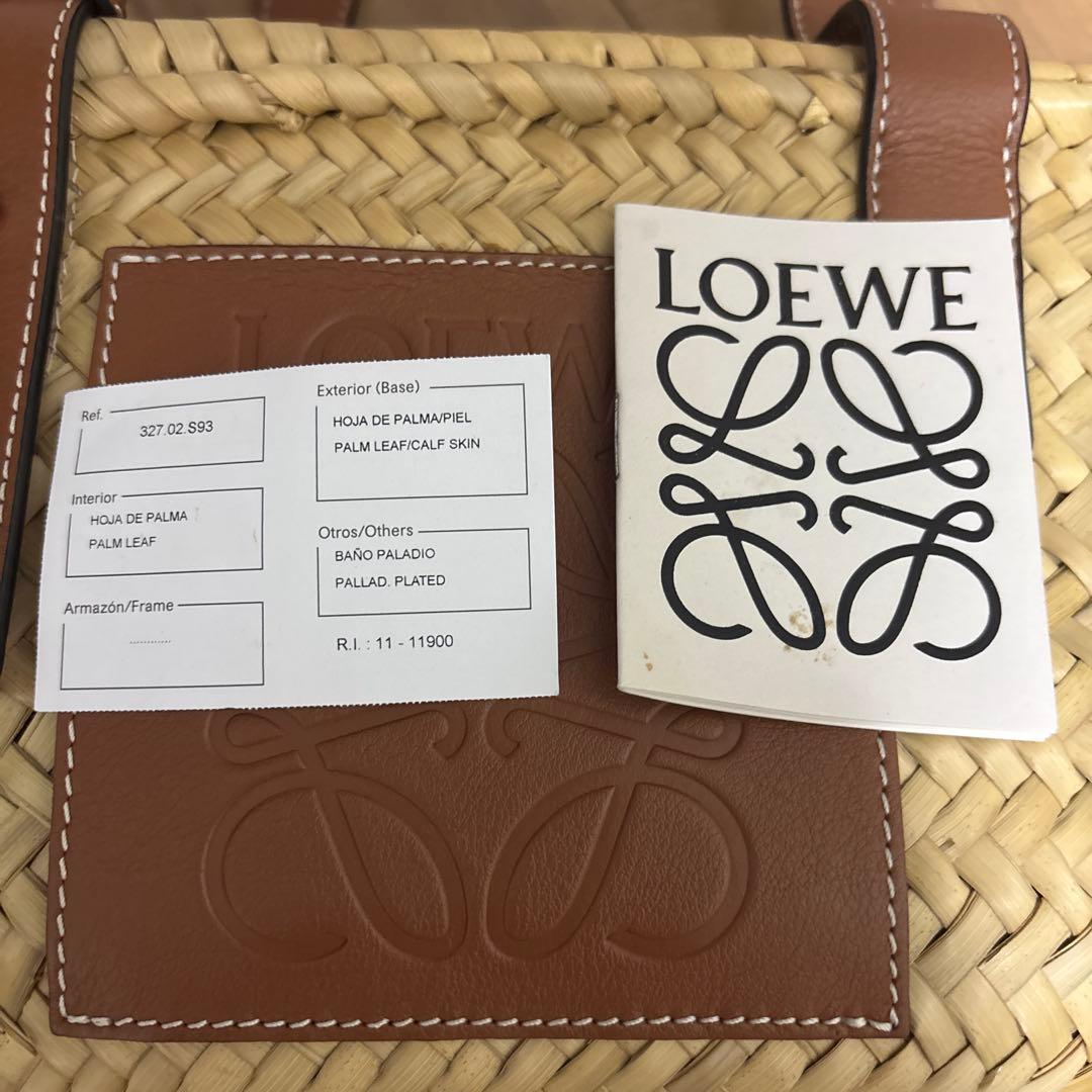 LOEWE かごバッグ バスケット　アナグラム