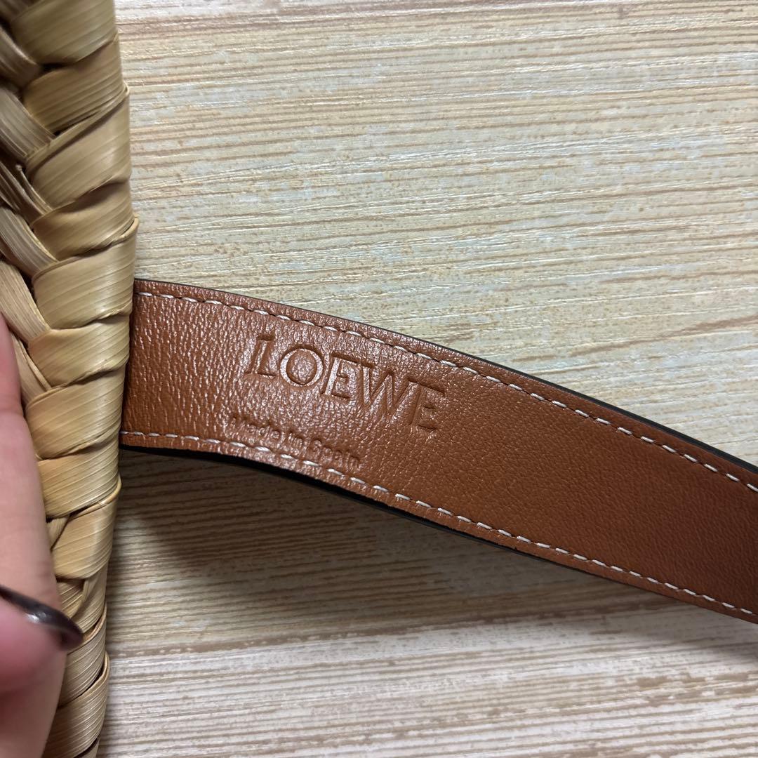 LOEWE かごバッグ バスケット　アナグラム
