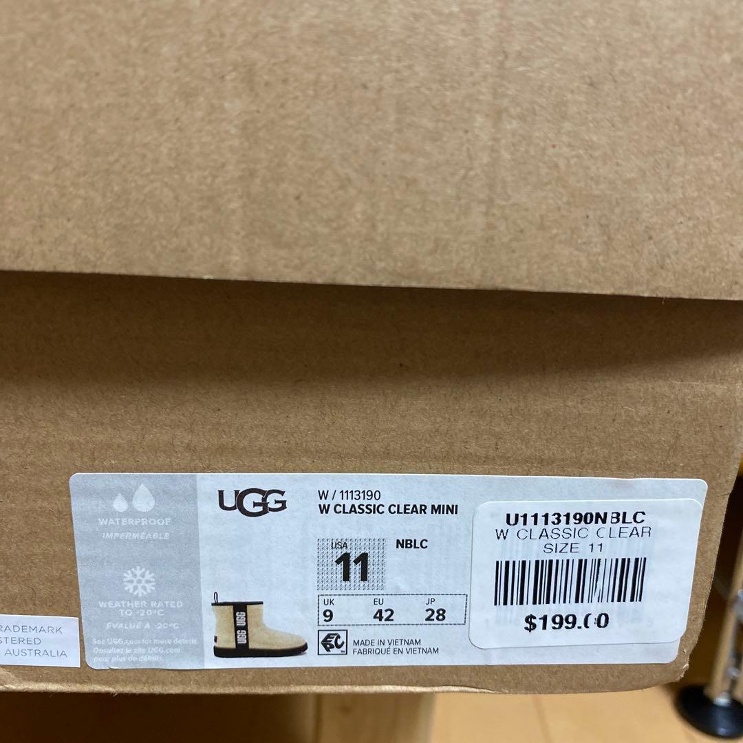 UGG ショートブーツ クリーム色