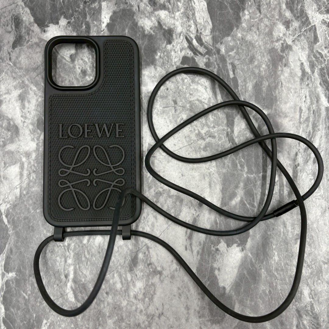 ✨️極美品✨️ ロエベ LOEWE iphoneケース 14 pro max 黒